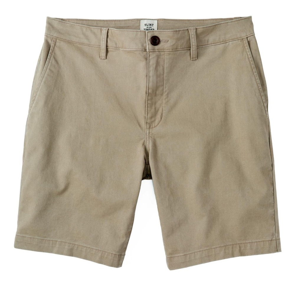 Flint and Tinder 365 Chino Short 9” 32 Khaki